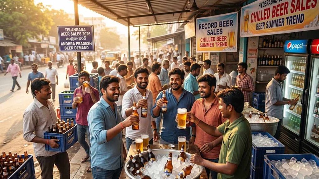 Hot Summer Boosts Chilled Beer Sales To Record High In Telangana And Andhra Pradesh