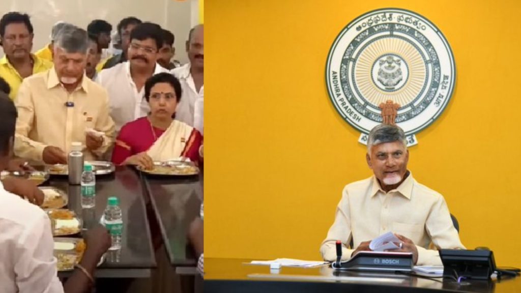 Chandrababu Naidu Birthday Cm Serves Breakfast At Anna Canteen Rs 76 Lakh Donation Announced