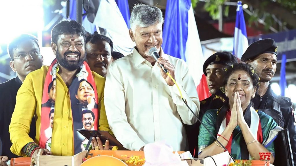 Tn Elections 2026 Campaign Ends Today Chandrababu Roadshow Targets Telugu Voters