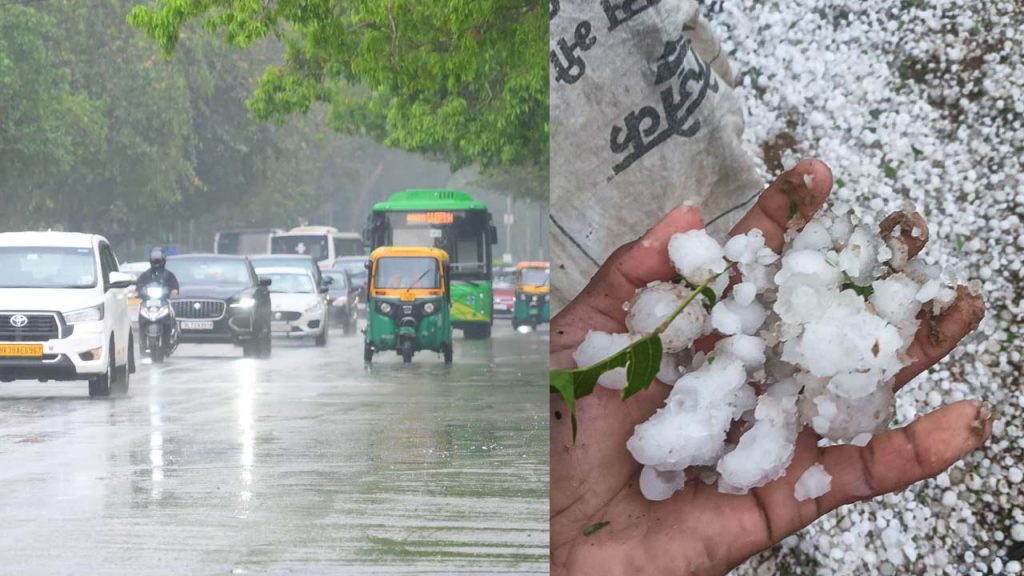 Delhi Rain Imd Alert Hailstorms Ncr Up Weather