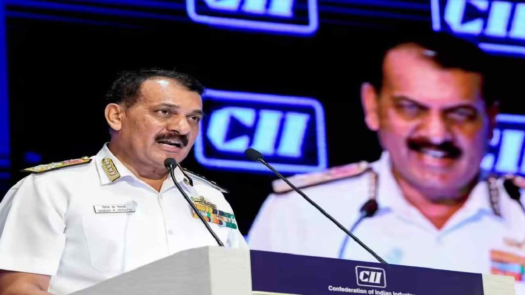 Operation Sindhu Indian Navy Pakistan Strike Admiral Dinesh Tripathi