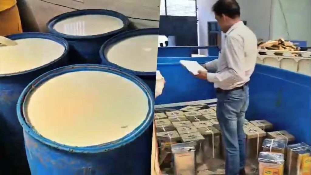 News Fake Paneer Racket Busted In Meerut 28 Quintals Adulterated Stock Seized
