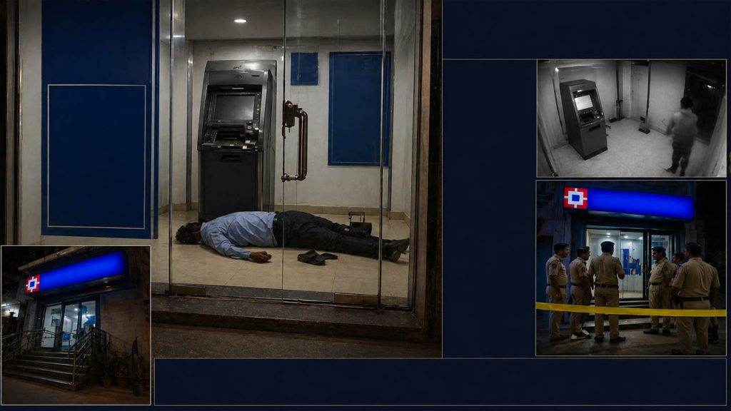 Man Dies Inside Locked Hdfc Atm Mehdipatnam Hyderabad