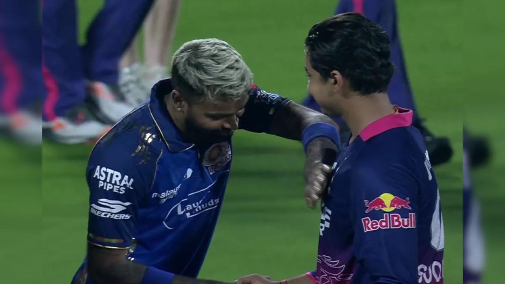 Hardik Pandya Praises Vaibhav Suryavanshi Bumrah Ipl 2026 Rr Vs Mi