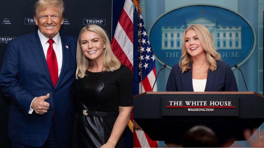 Karoline Leavitt Maternity Leave White House Press Secretary Trump Spokesperson