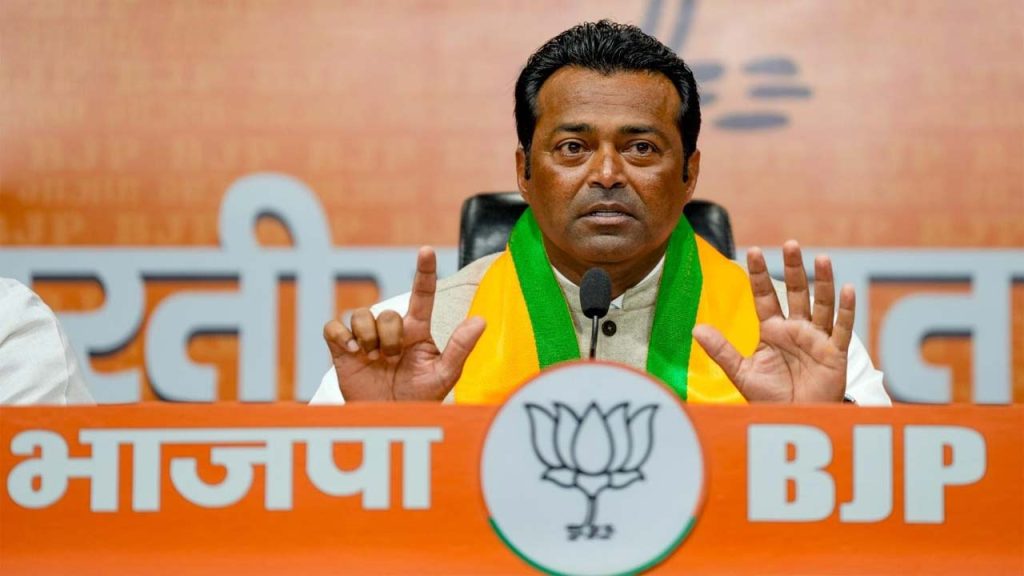 Leander Paes Bjp Joins X Category Security Cover