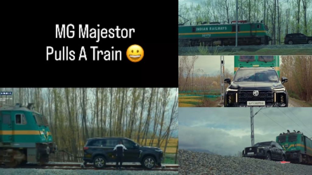 Mg Majestor Sets Guinness World Record By Pulling 406 Ton Train Ahead Of Launch