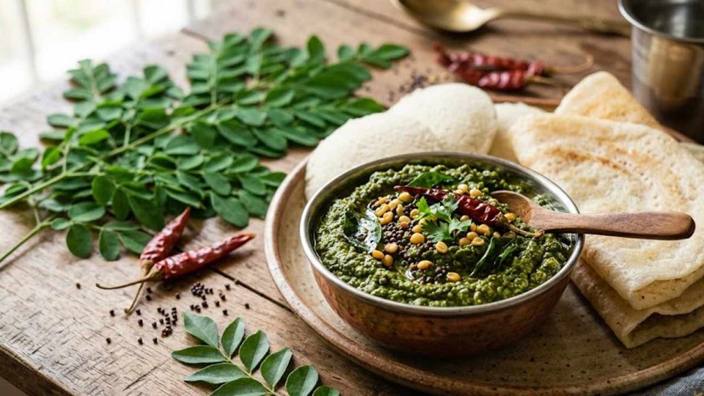 Spicy Moringa Chutney Recipe Healthy Vitamin Rich Drumstick Leaves Chutney