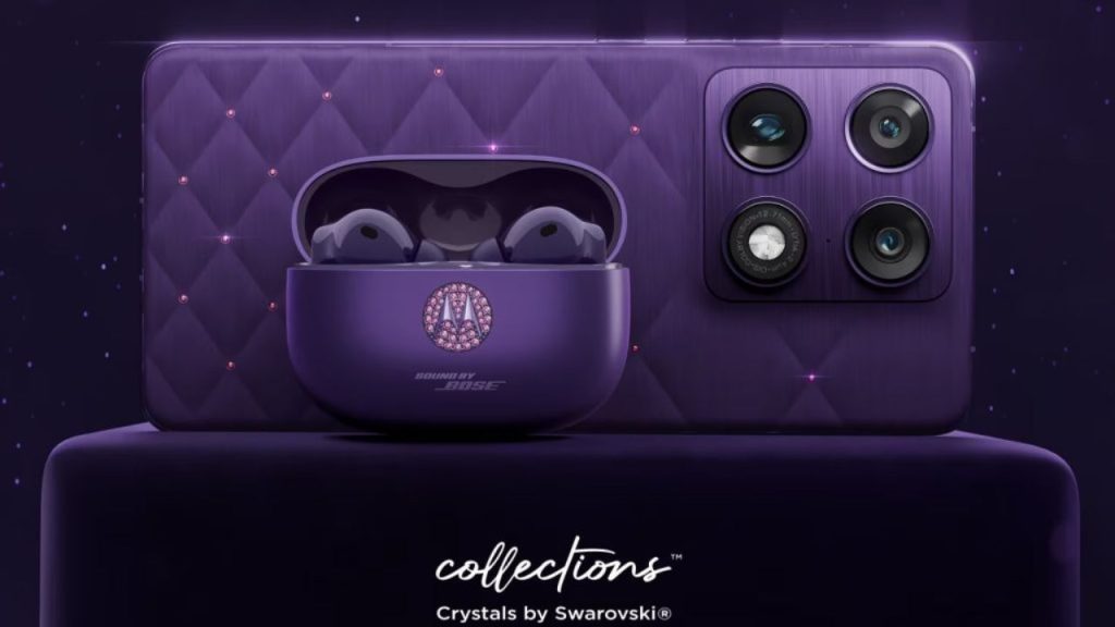 Motorola Brilliant Collection Launch Signature Smartphone And Moto Buds 2 Plus With Swarovski Design