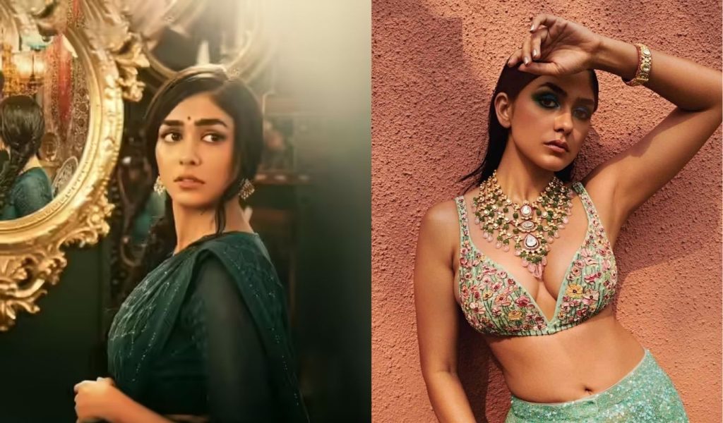 Mrunal Thakurs Dual Persona Traditional In Tollywood Bold In Bollywood