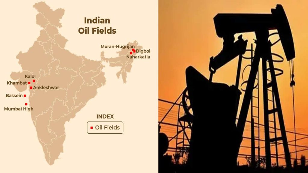 Top Oil Producing States India Rajasthan Gujarat Assam Kg Basin