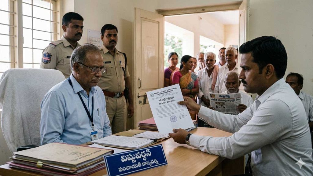 Mahabubnagar Vengalayipalli Panchayat Secretary Suspended Fund Misuse Corruption