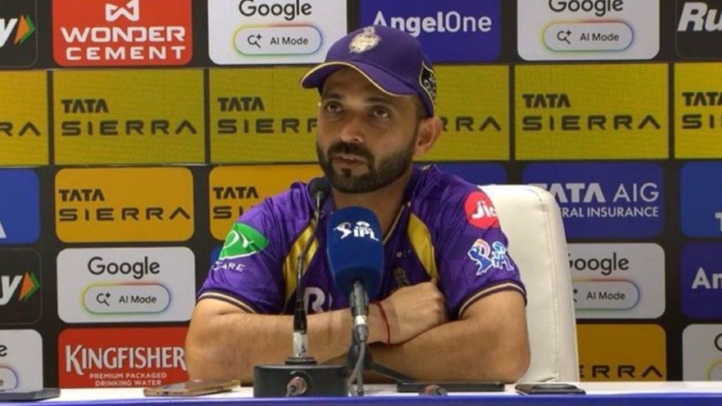 Ajinkya Rahane Hits Back At Critics Over Strike Rate After Kkr Loss In Ipl 2026