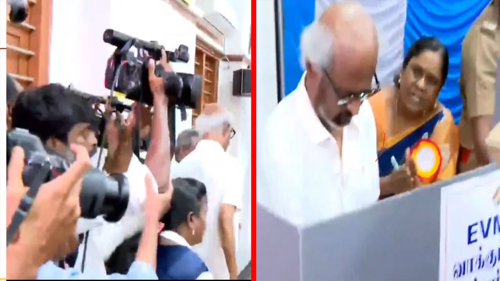 Rajinikanth Voting Privacy Row Tamil Nadu Election 2026 Celebrities Cast Votes