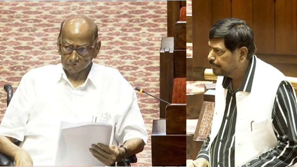 Rajya Sabha Oath Sharad Pawar Ramdas Athawale Tamil Nadu Odisha West Bengal
