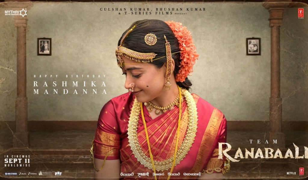 Rashmikas Birthday Special Ranabali Teams Surprise Gift To Jayamma