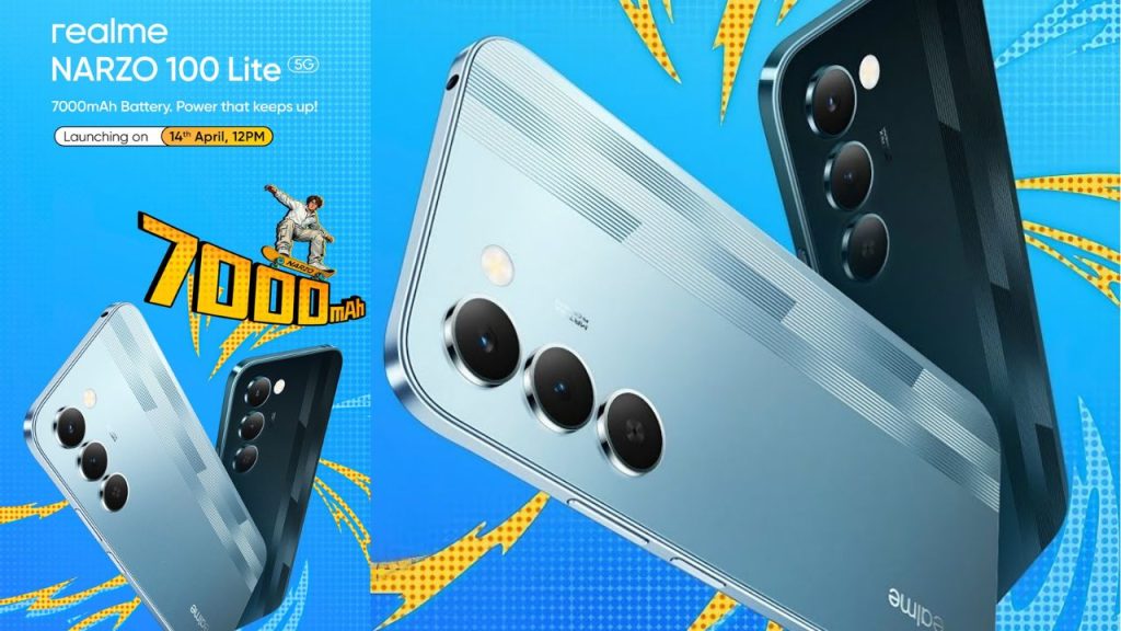 Realme Narzo 100 Lite 5g Launch In India On April 14 With 7000mah Battery And 144hz Display