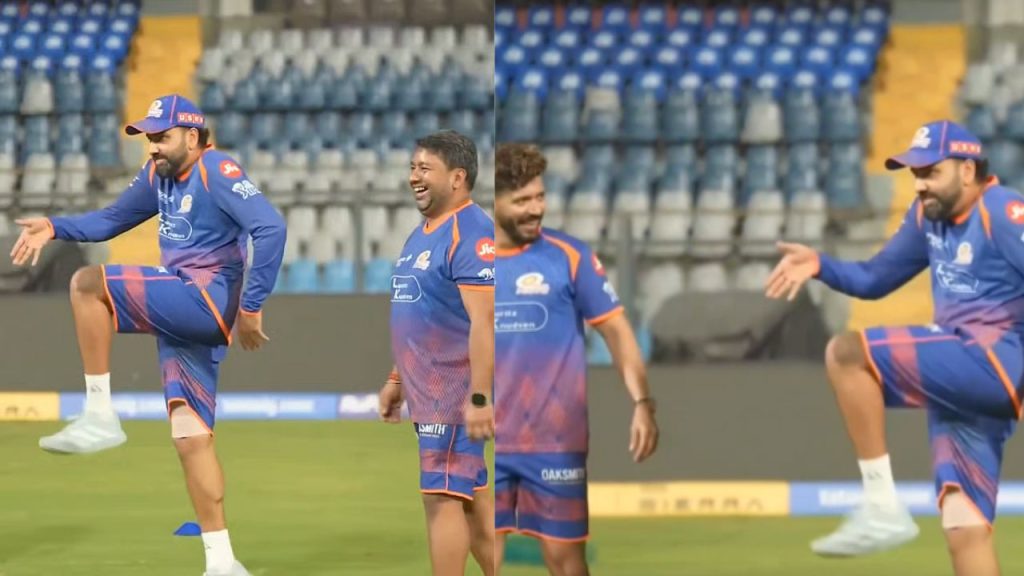 Rohit Sharma Injury Update Will Mi Star Play Vs Pbks Practice Video Goes Viral