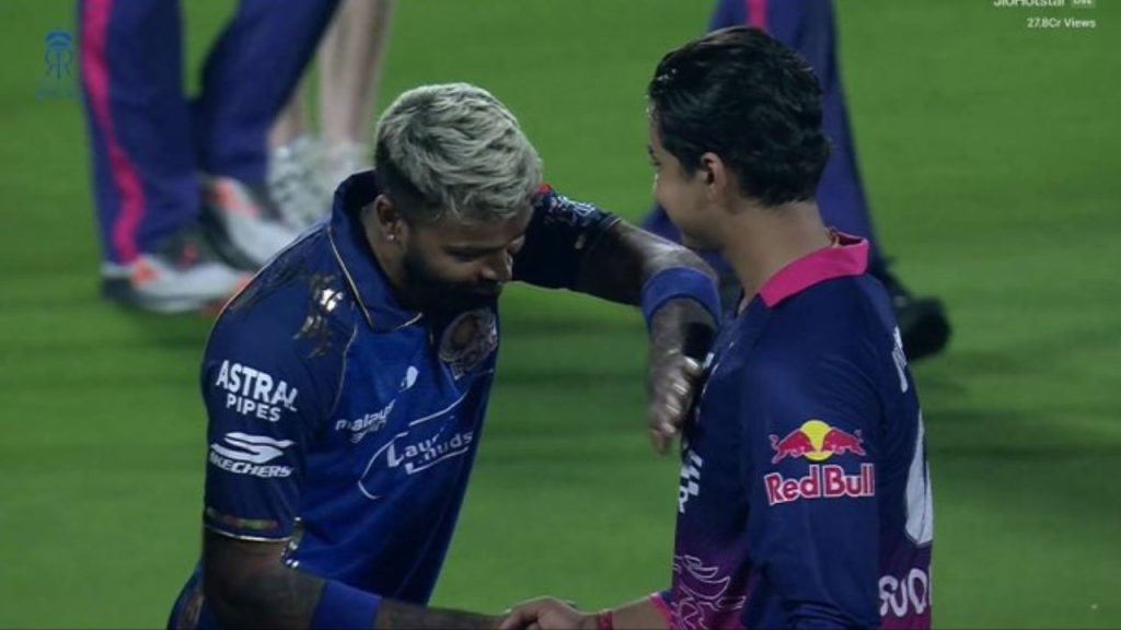 Hardik Pandya Praises Vaibhav Sooryavanshi Heartwarming Gesture After Ipl 2026 Match