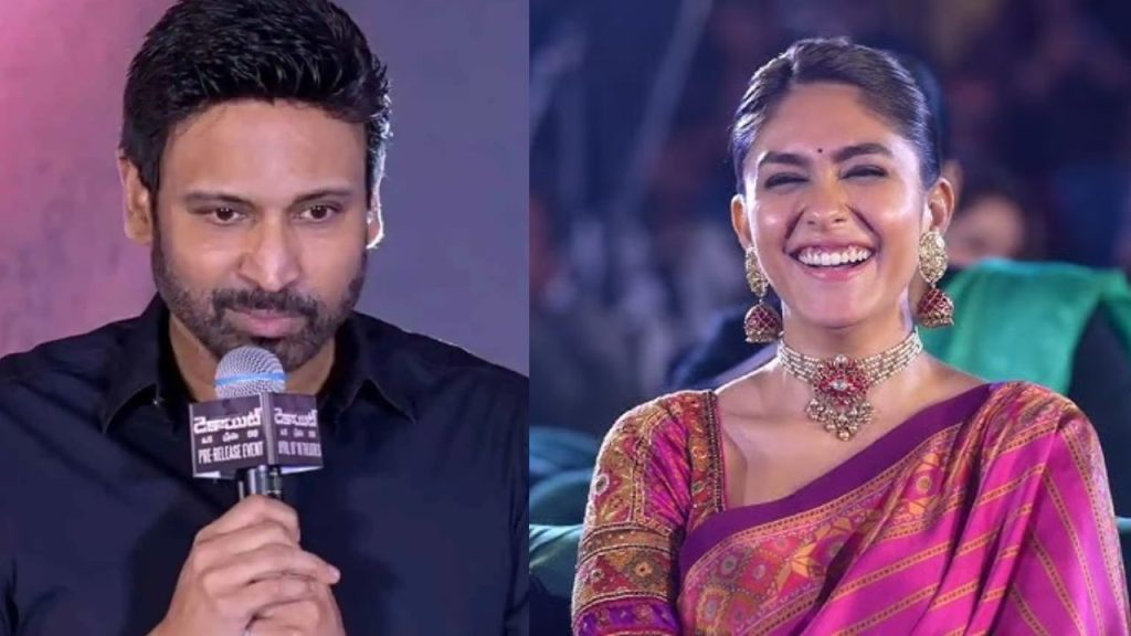 Actor Sumanth Apologizes To Mrunal Thakur Dacoit Movie Promotions