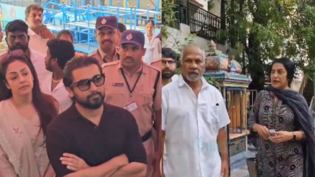 Actor Suriya Jyotika Vote Tamil Nadu Assembly Elections 2026 Video Viral