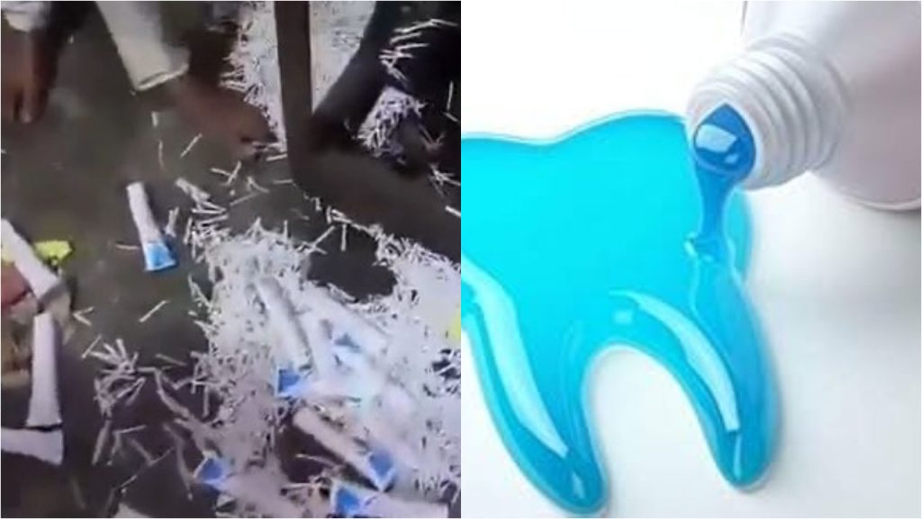 Delhi Police Bust Fake Sensodyne Toothpaste Factory Arrest Owner Seize Tubes