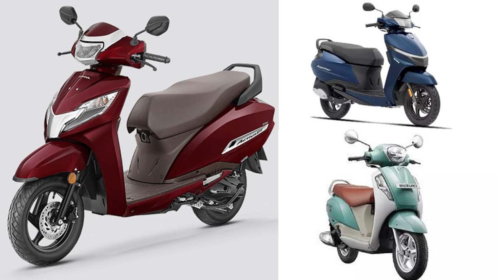 Indias Most Popular Scooters 2025 26 Activa Jupiter Access Sell Over 5 1 Million Units