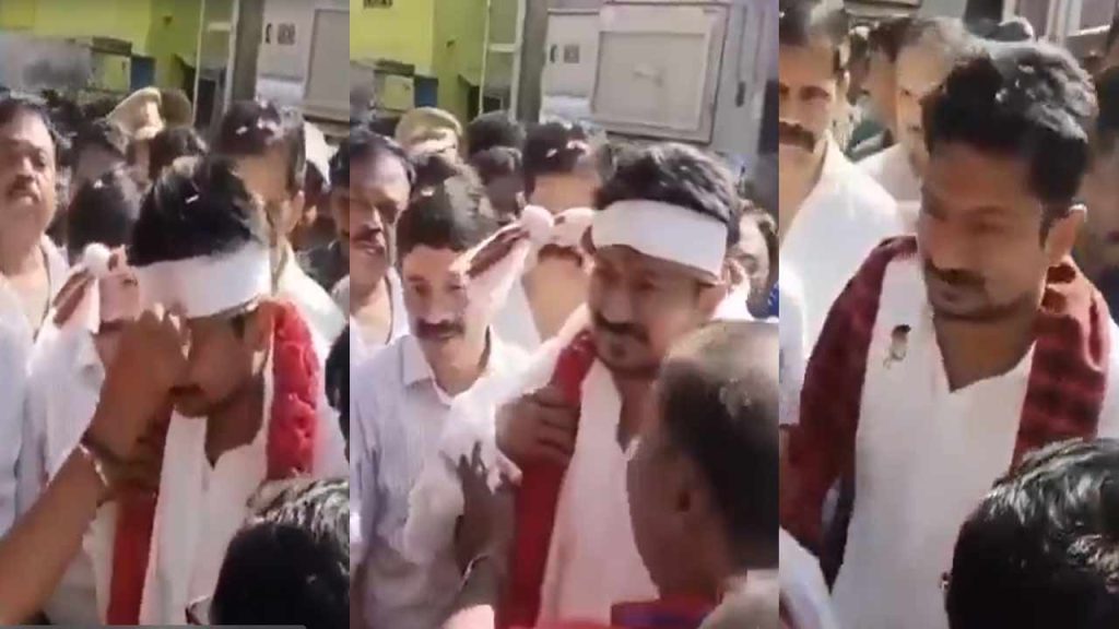 Udhayanidhi Stalin Sparks Controversy Over Temple Visit And Tilak Incident