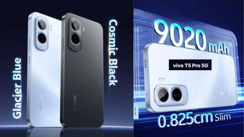 Vivo T5 Pro 5g Launched In India With Features Of 144hz Amoled 9020mah Battery Price Is