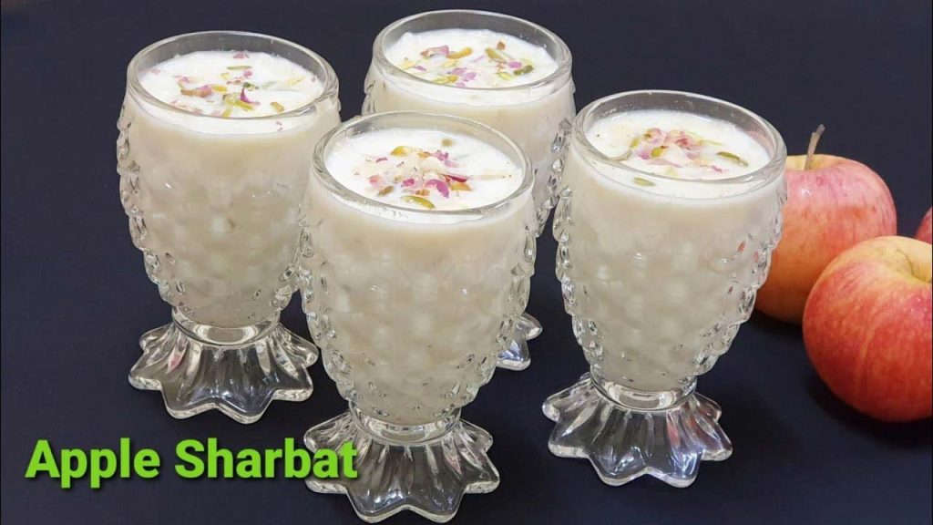 Apple Sharbat Summer Drink Recipe Telugu