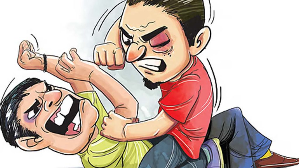 Mancherial Murder Over 100 Rupees Iron Rod Attack