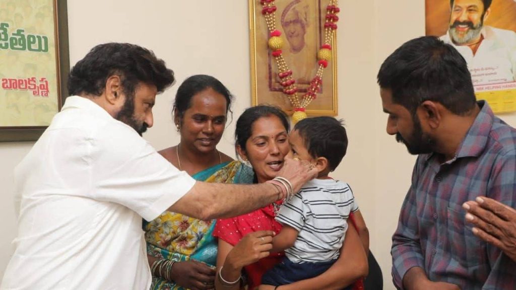 Balakrishna Appeals For Donations To Save Baby Keyansh Advik Suffering From Sma Type 2