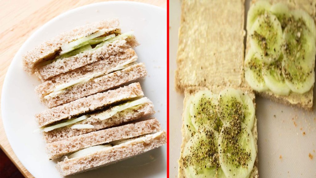 Easy Cucumber Sandwich Recipe Healthy Kids Breakfast Summer Tiffin
