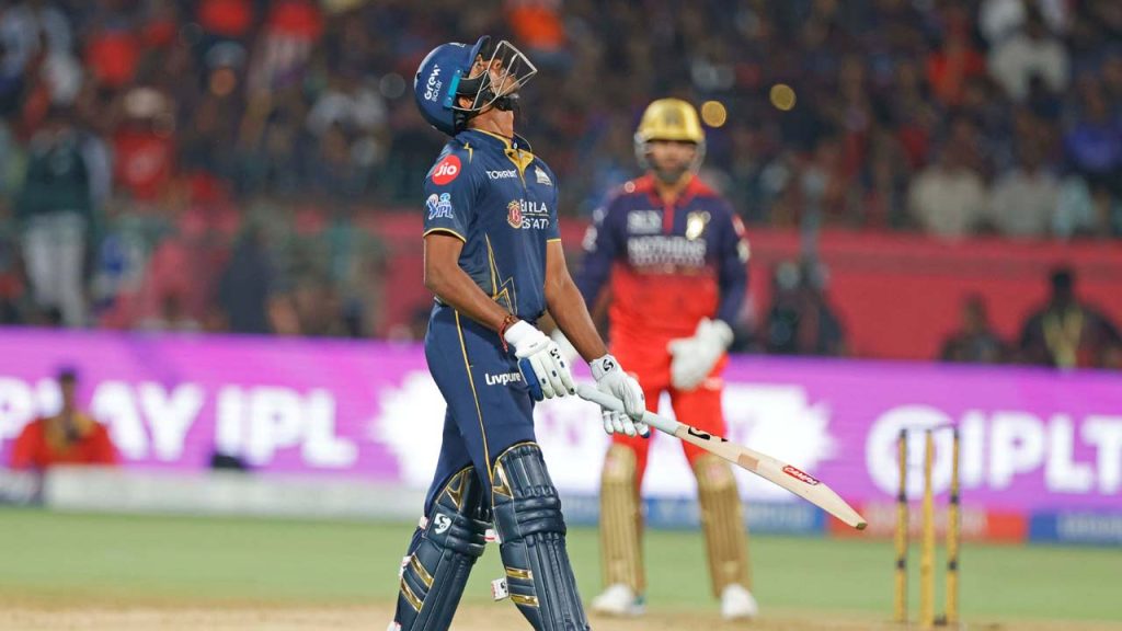 Gujarat Titans Set Massive Target Of 206 Runs For Rcb