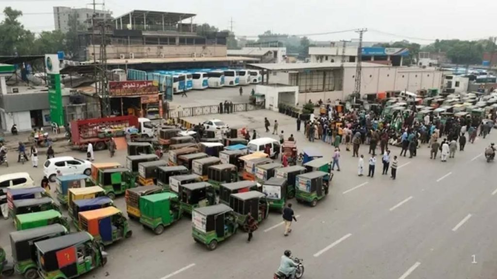Fuel Price Hike In Pakistan Auto Drivers Protest In Lahore