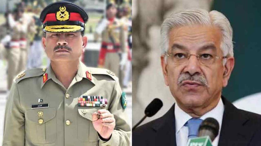 Asim Munir Khawaja Asif Israel Tweet Deleted Pakistan Credibility