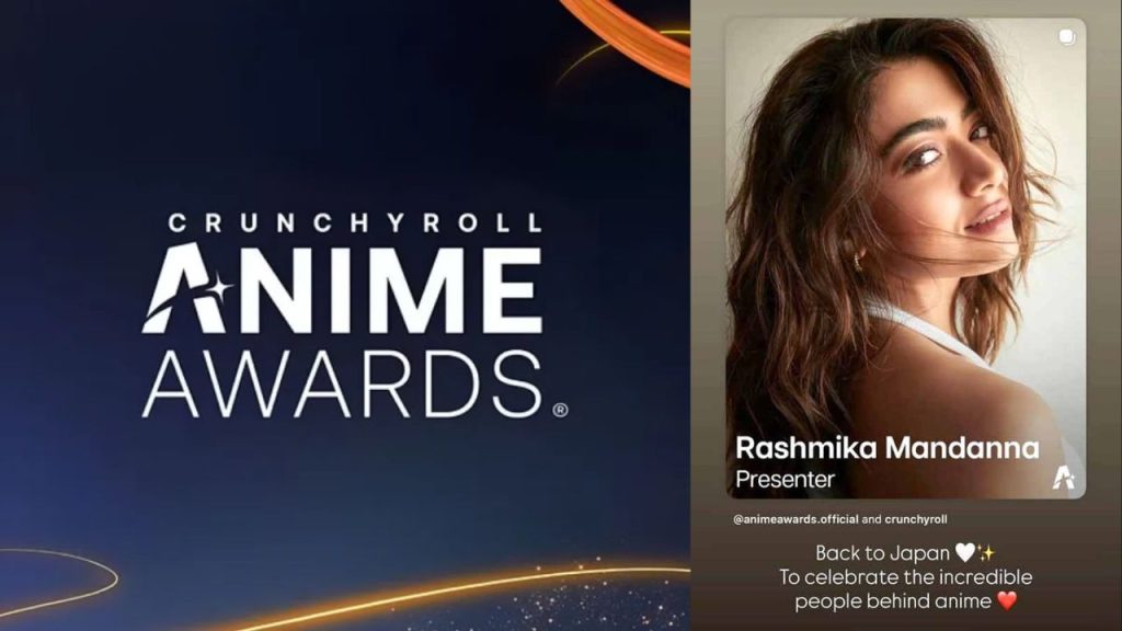 Rashmika Mandanna Presenter Crunchyroll Anime Awards 2026 Tokyo Japan