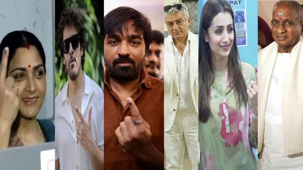 Tamil Nadu Elections Celebrities Politicians Cast Votes