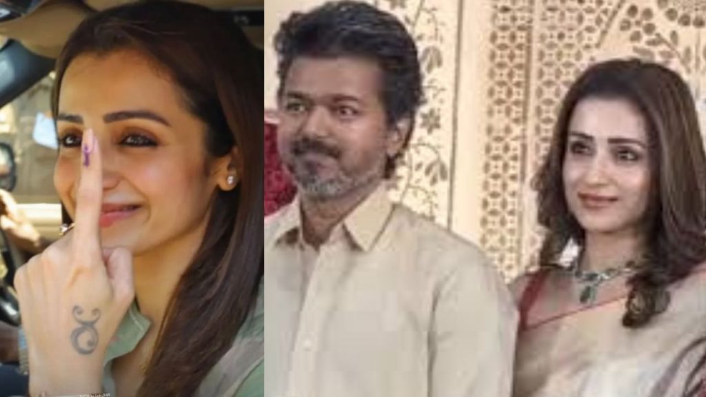 Trisha Krishnan Social Media Post Vijay Tvk Party Hint Ghilli Song Tamil Nadu Elections
