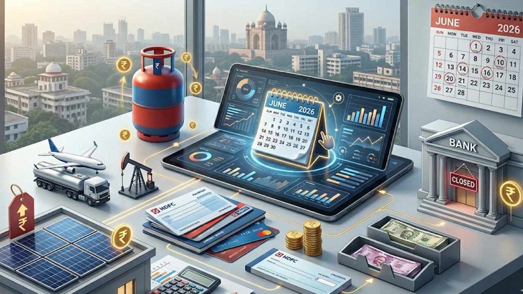 5 Big Rule Changes From June 1 2026 Lpg Prices Hdfc Bank Atf More