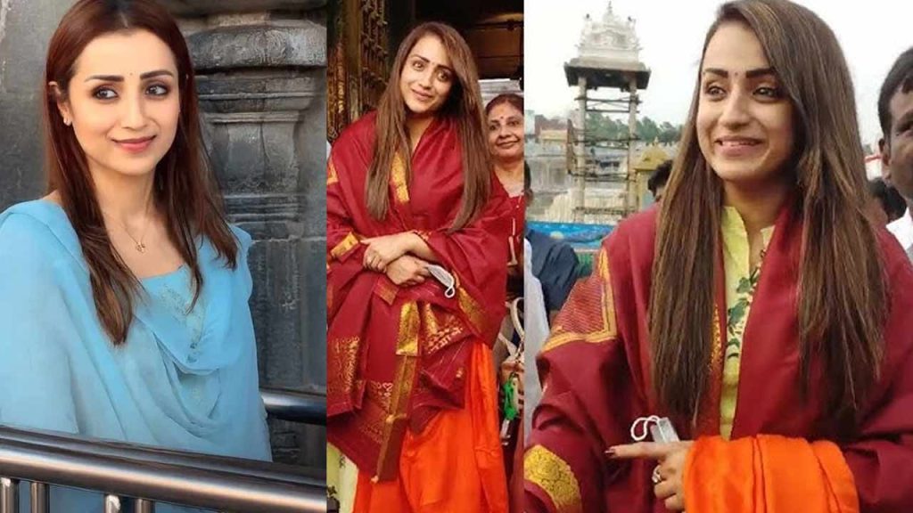 Actress Trisha Visits Tirumala Before Tamil Nadu Results Prays For Vijays Tvk
