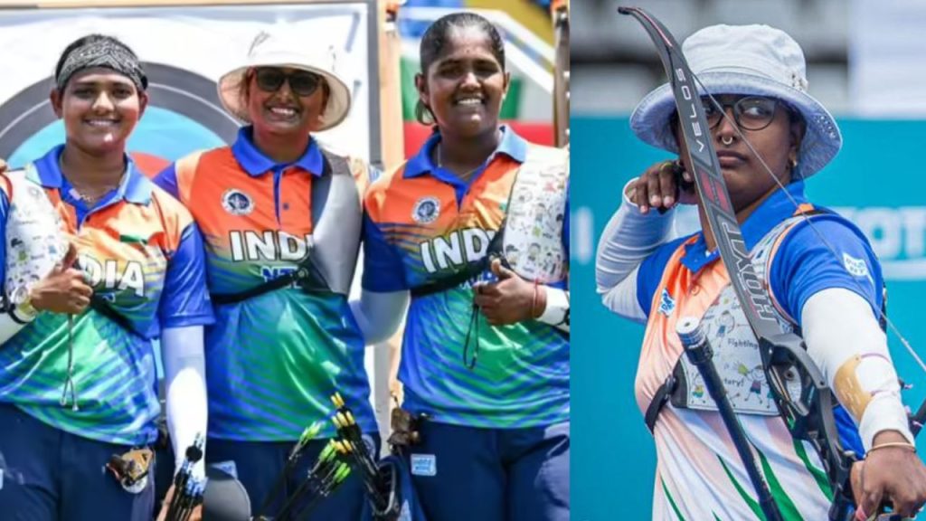 India Womens Archery Team Wins Gold At Archery World Cup 2026 After Beating China