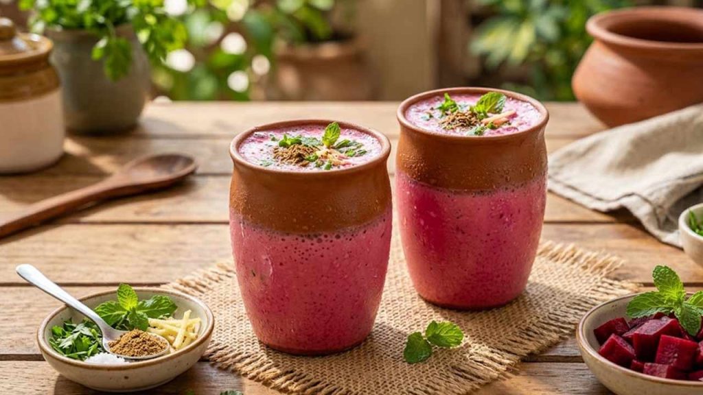 Healthy Beetroot Buttermilk Recipe Refreshing Summer Drink For Glowing Skin