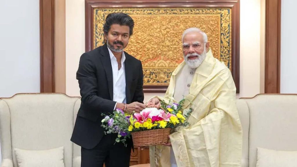 Mod Cm Vijay Meeting Delhi Mekedatu Dam Tamil Nadu State Anthem Request