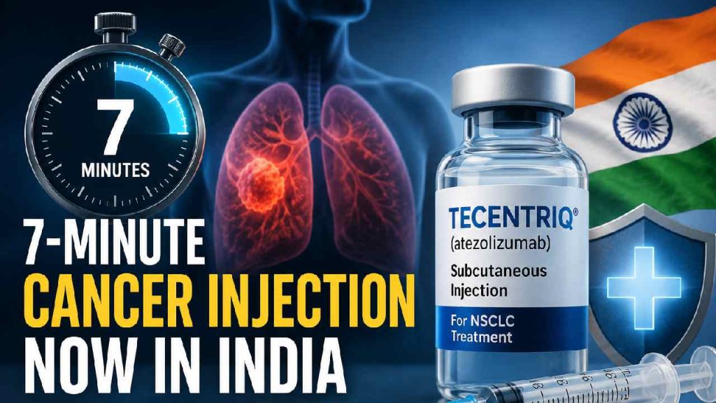 7 Minute Cancer Injection Launched In India Tecentriq Cost Treatment