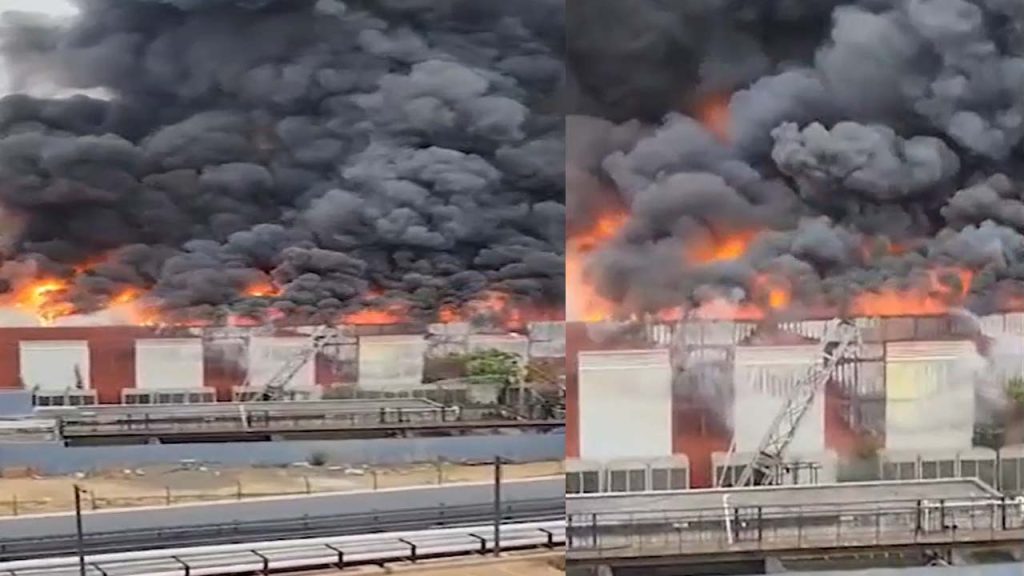 Massive Fire At Tech Mahindra Office In Chennai Employees Evacuated Safely