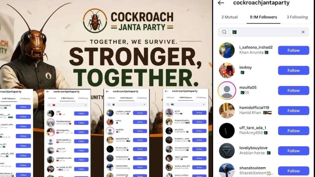 Cockroach Janta Party Pakistan Bangladesh Followers Controversy