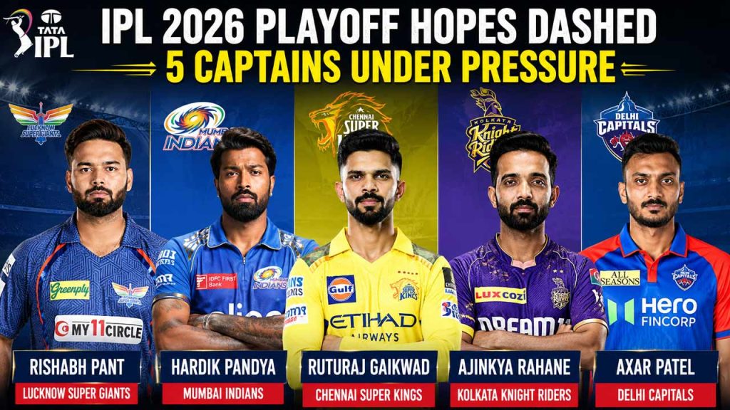 Ipl 2026 Five Captains Under Pressure After Playoff Failure Leadership Changes Loom