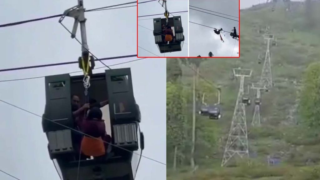 Gulmarg Gondola Ropeway Stops Mid Air Hundreds Of Tourists Stranded In Jammu And Kashmir