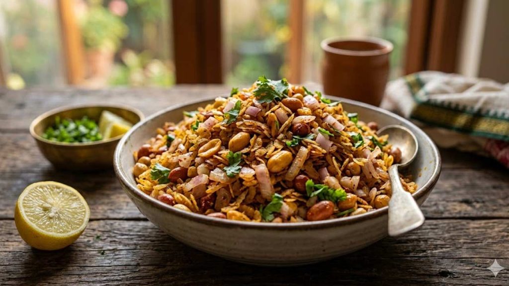 Instant Ulli Mixture Recipe Street Style Onion Poha Snack